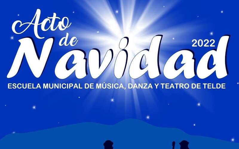 Cartel del acto de Navidad de la Escuela Municipal de Música, Danza y Teatro/TA.